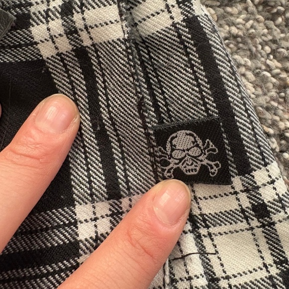 Tripp NYC- Punk Plaid Buckle Skirt - Picture 3 of 7